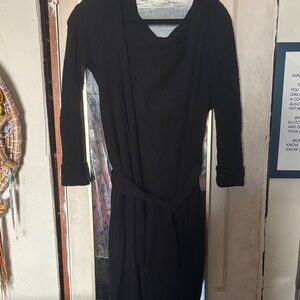 Free People Black Long Sleeve Sweater